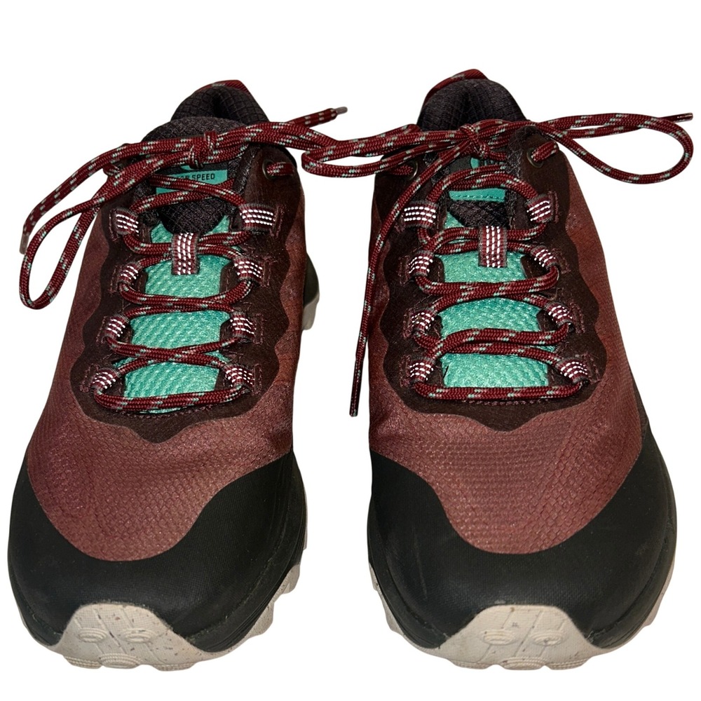 Merrell Women's‎ Moab Speed Hiking Shoes 7W Burlwood Purple Black